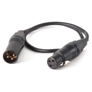 Rycote Mic Tail -- 16" XLR cable
