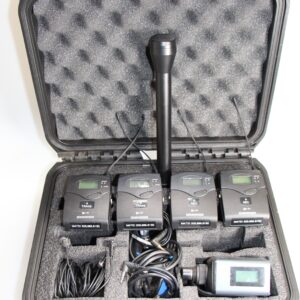 Sennheiser EK100G4/SK100G4/SKP100 FQ A1 Wireless Pkg W/ Accessories, Case