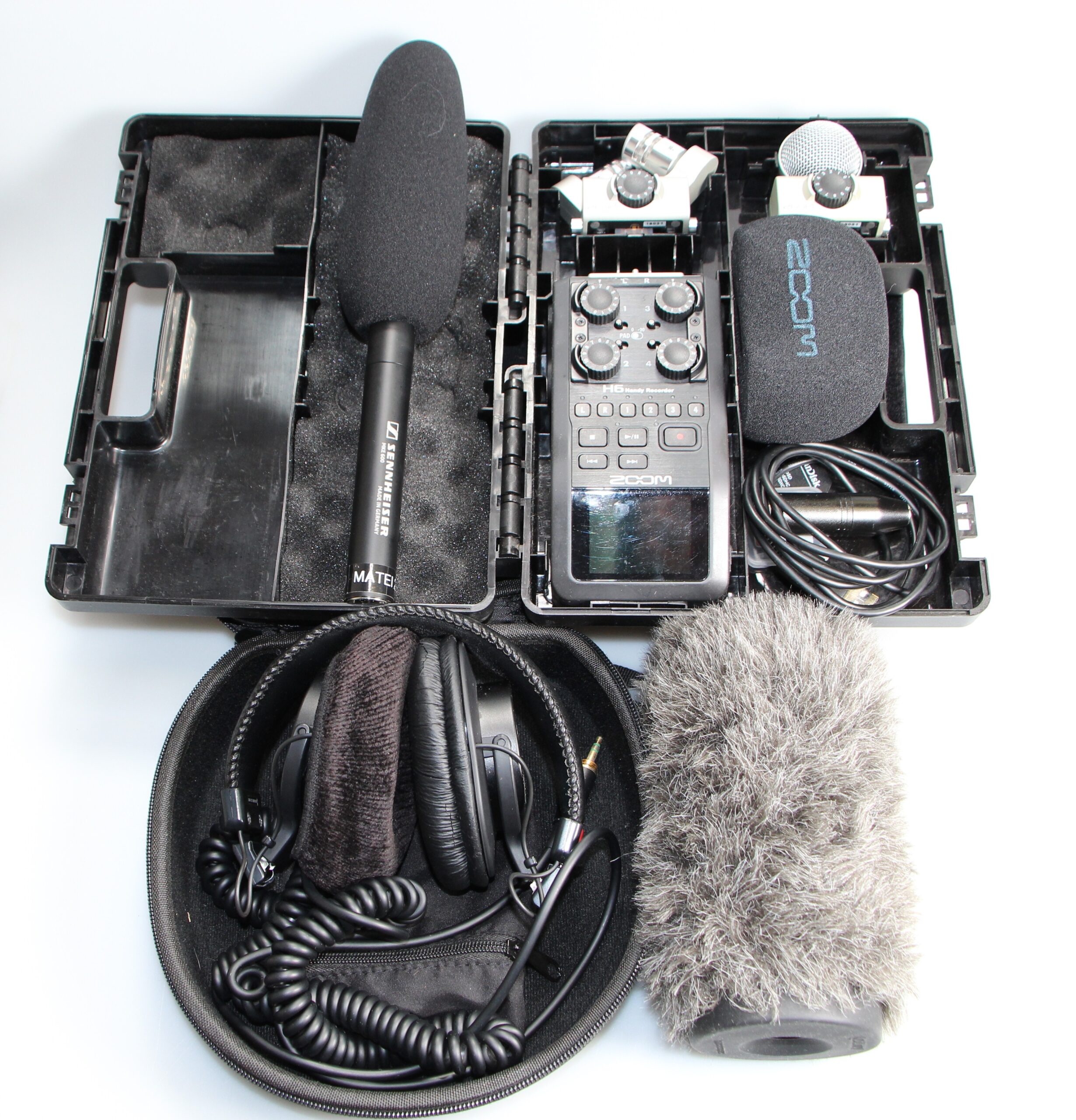 Zoom H6 ENG Pkg W/Microphone, Boompole, Case, Windscreen