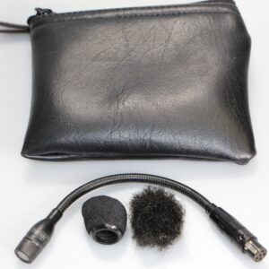 Peter Engh PE-1001 6" Mini Omni Gooseneck Mic TA5F W/Pouch, Windscreens