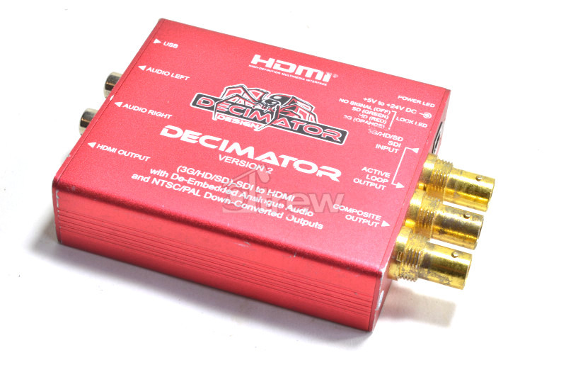 Decimator 2 SDI to Composite/HDMI Downconverter