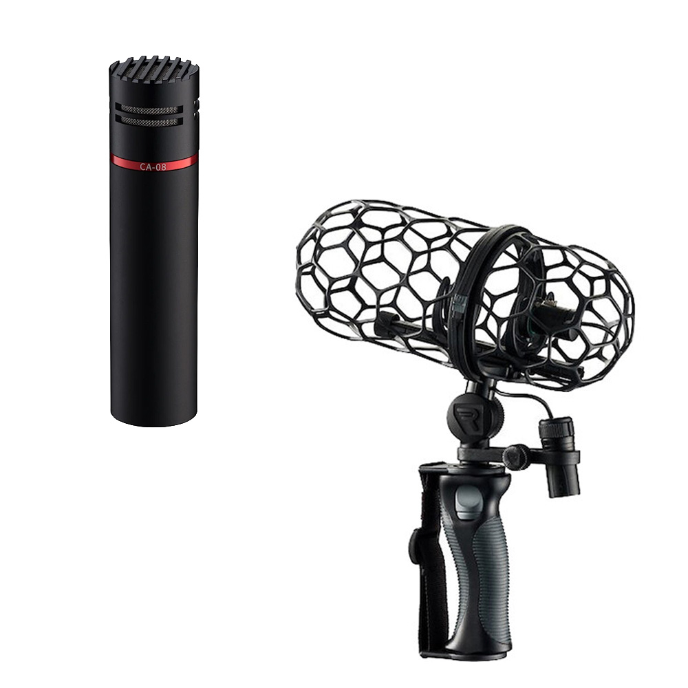 Rycote CA-08 Cardioid Mic + Nano Shield Kit NS1-BA Bundle