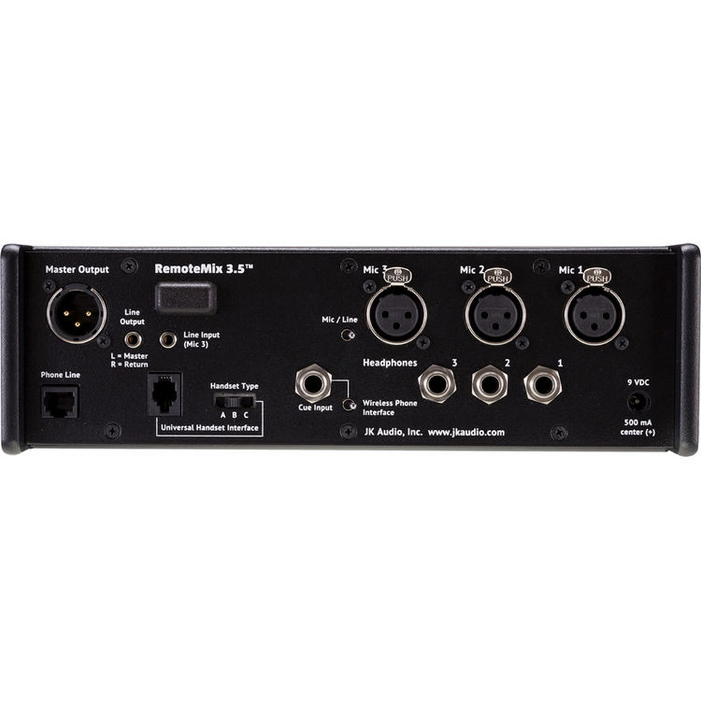 JK Audio RemoteMix 3.5 Three-Channel Broadcast Field Mixer - Image 2