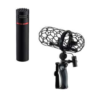 Rycote SC-08 Supercardioid Mic + Nano Shield Kit NS1-BA Bundle