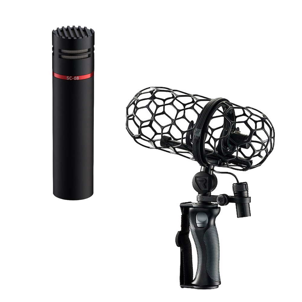 Rycote SC-08 Supercardioid Mic + Nano Shield Kit NS1-BA Bundle