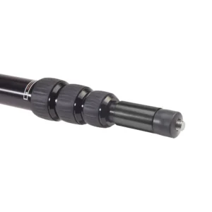 K-Tek ABP1 Airo Boom Pole 1 (Aluminum, Uncabled): the top sections and collars, with the 3/8-16 male thread.