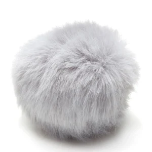 K-Tek ALFG10 Airo Lav Fuzzy Windscreen (Gray, Set of 10): a single gray windscreen on its own.