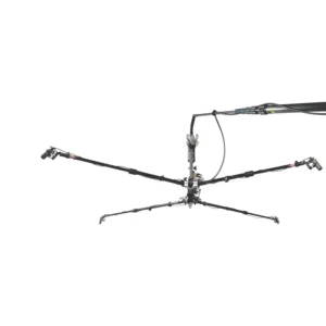 Ambient A-Ray Surround Microphone Suspension: The A-Ray set up with its four arms spread.