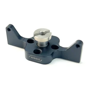 Ambient Slot Mount Mini Camera Mount for Slot Receivers: The Slot Mount Mini from the front, with its 3/8 in screw.