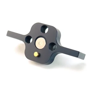 Ambient Slot Mount Mini Camera Mount for Slot Receivers: The Slot Mount Mini at an angle, with its positioning pin.