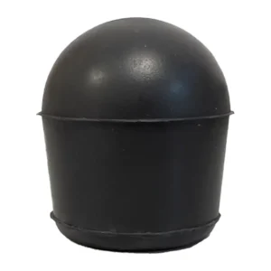 Ambient P30 Rubber Bumper for QuickPole Slim (30 mm): The black rubber bumper on its own, domed end up.
