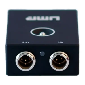 Ambient UMP III Microphone Power Supply: The UMP III from above, with its two mini XLR connectors.