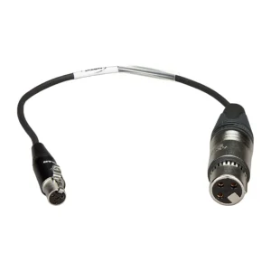 Ambient UMP-IN-EMC UMP III Input Cable from XLR3F: The UMP-IN-EMC cable, with its TA4F plug and XLR3F connector.