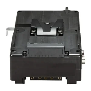 Ambient VSLOT V-Mount Chassis for Unislot Receivers: The VSLOT from the battery side.