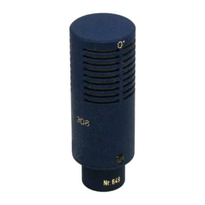 Ambient ATE 308 Emesser Figure-8 Microphone for M/S Stereo: The ATE 308 Emesser on its own, with its 0 degree mark.