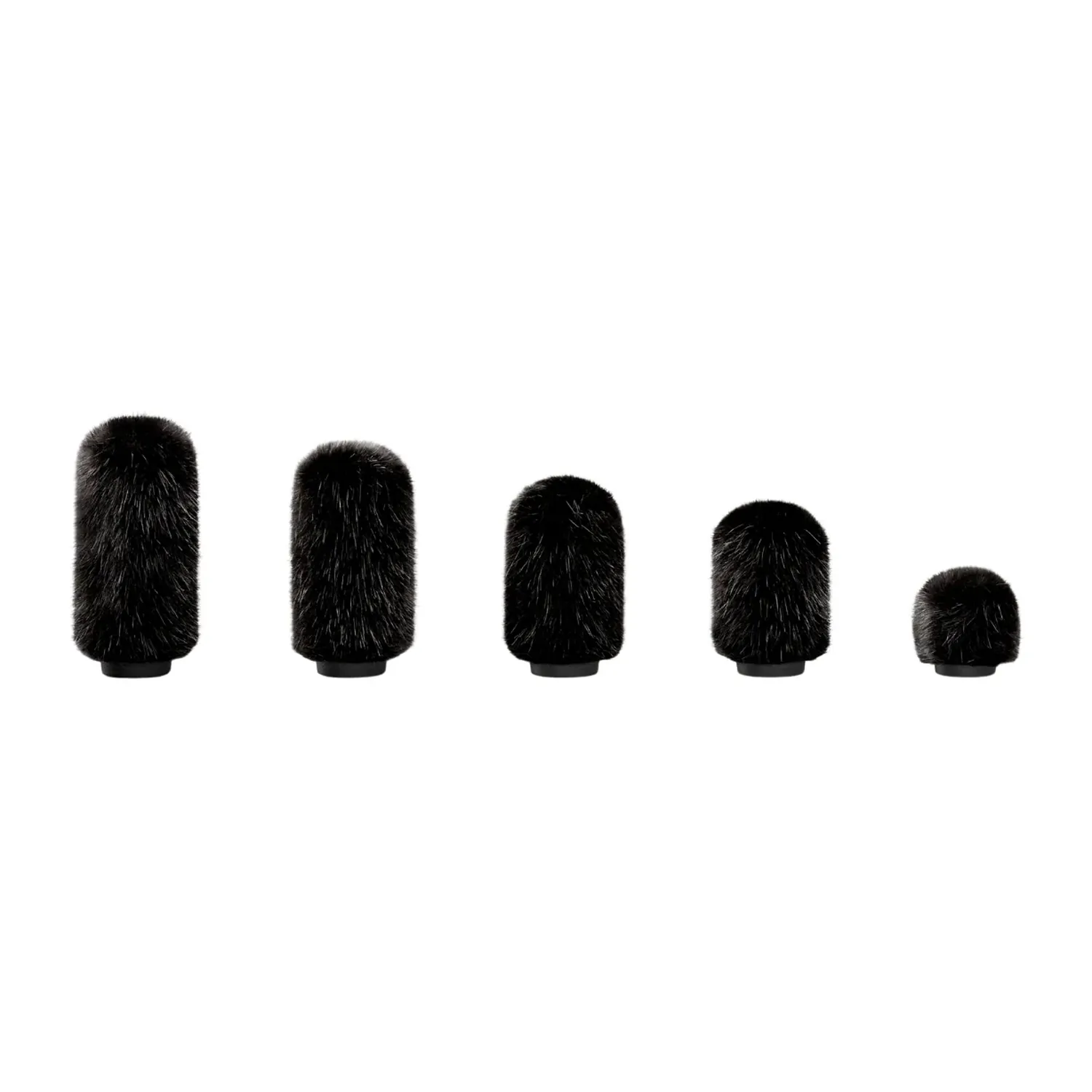 Bubblebee Industries The Windkiller: Five black Windkillers in sizes from XL down to XS.