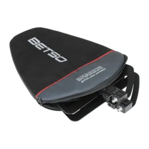 Betso Sharkie Nylon Pouch: The black pouch with a Sharkie antenna inside.