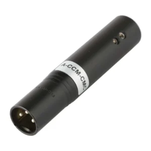 Cinela A-CCM-CMC Schoeps CCM Adapter: The adapter with its male XLR end.