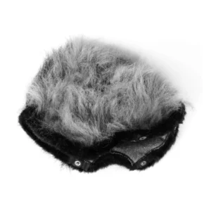 Cinela ALBERT Spare Parts: the long-pile fur in black and gray.