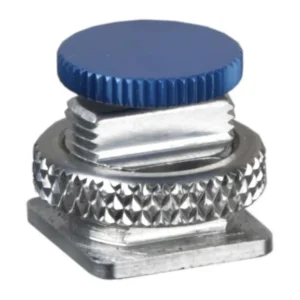 Cinela CAM-ADAPT Camera Adapter for COSI: The adapter with its blue knob.