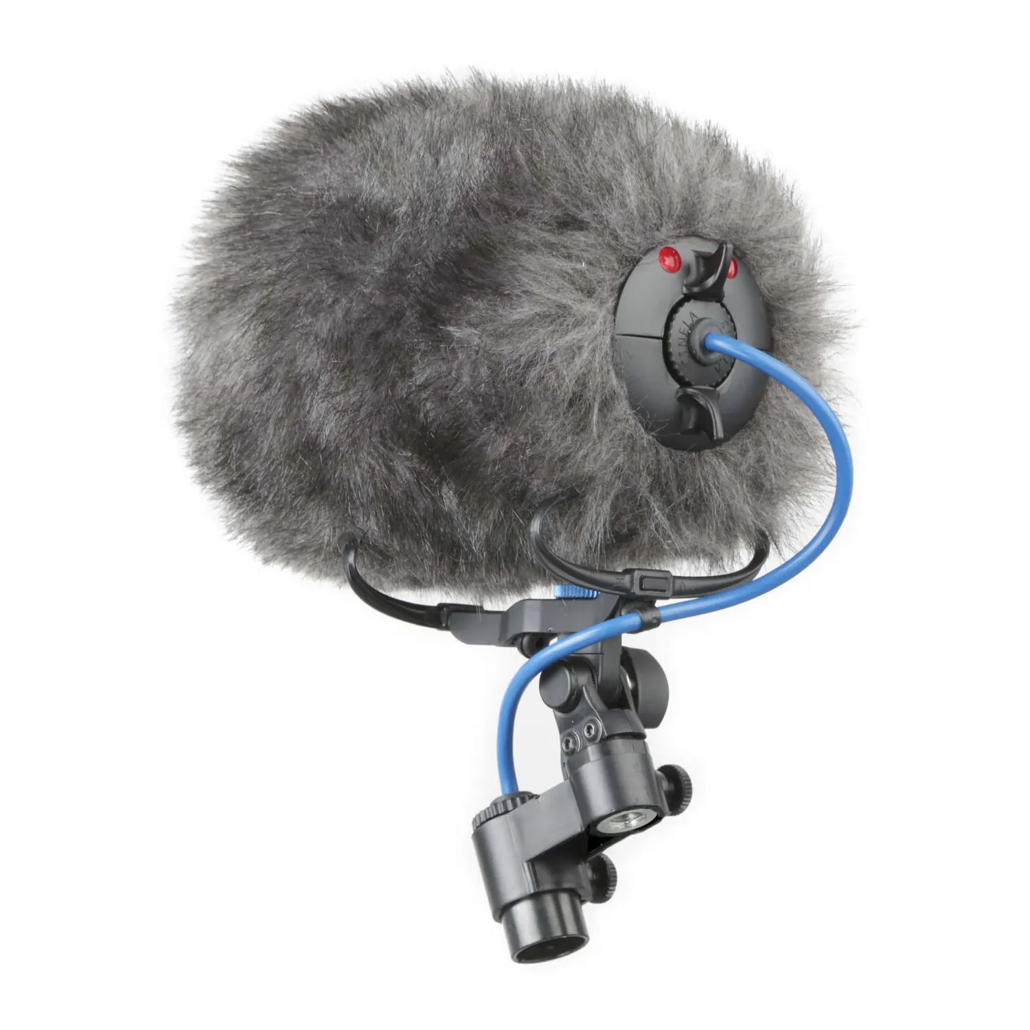 Cinela COSI Windshield: COSI XS cage for 19 mm microphones, seen from the back.