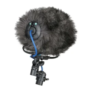 Cinela COSI Windshield: COSI XS cage for the Schoeps CMC 1 U, seen from the back.