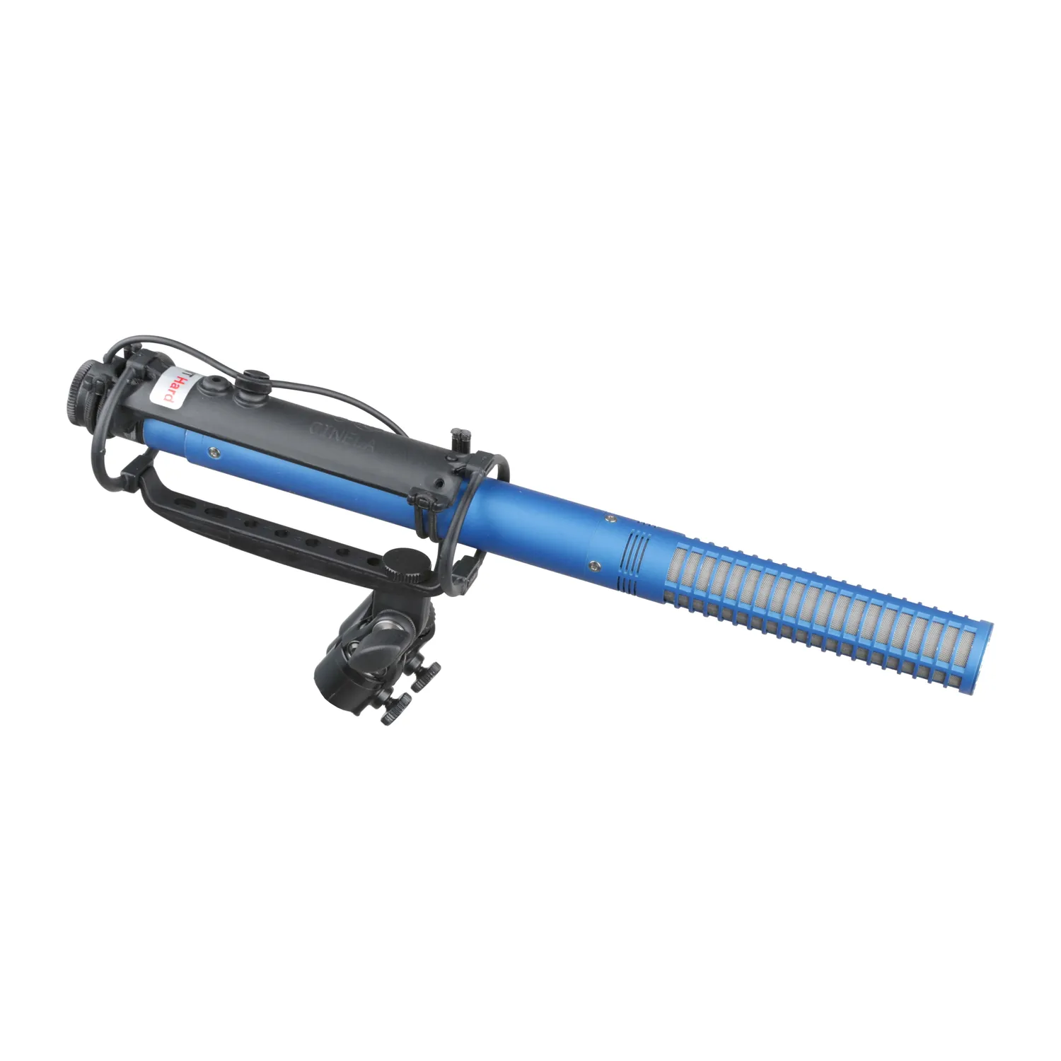 Cinela E-OSIX Suspension: E-OSIX CMIT-H Hard version holding a Schoeps CMIT.