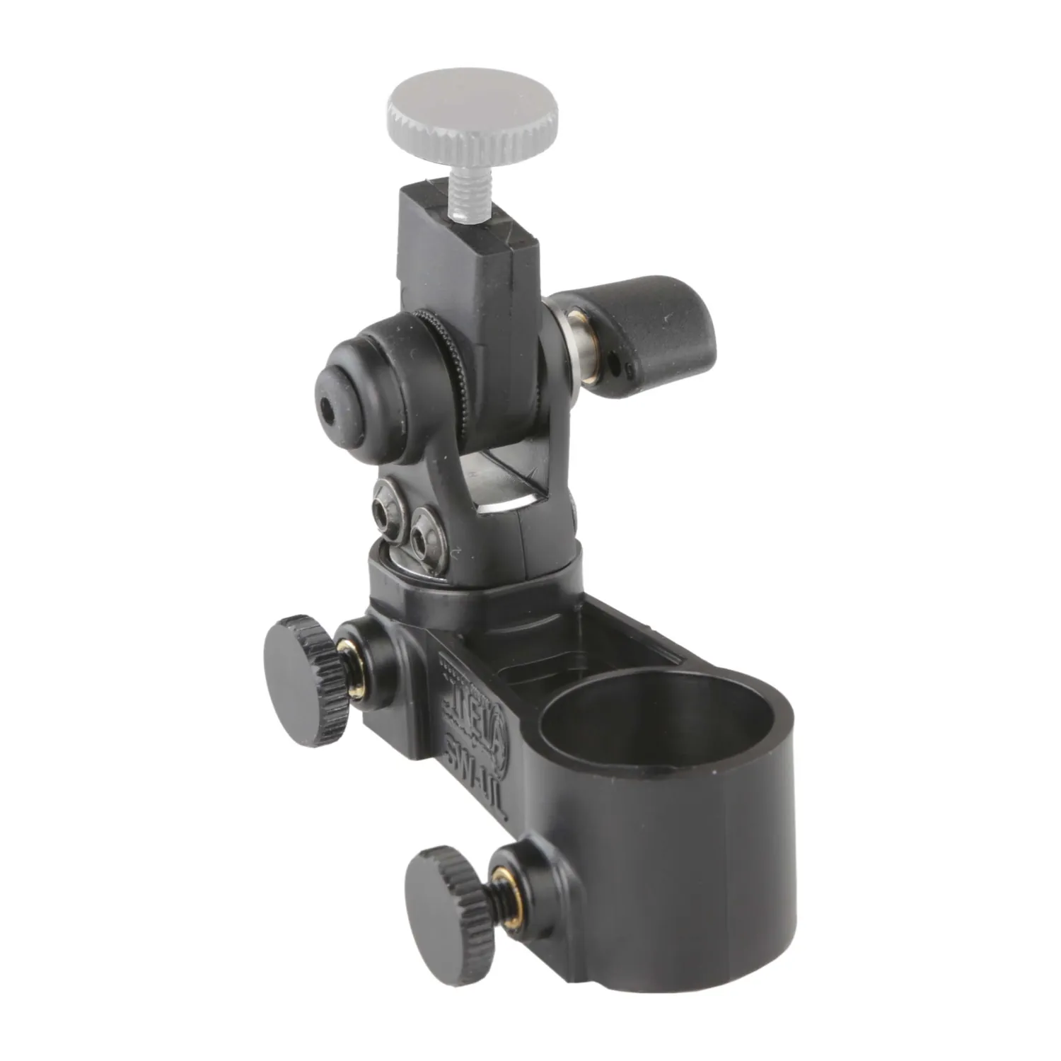 Cinela E-OSIX Cables and Parts swivel base, the black toothed SW-UL-B base with its locking knobs that an E-OSIX without a suspension module is built on.