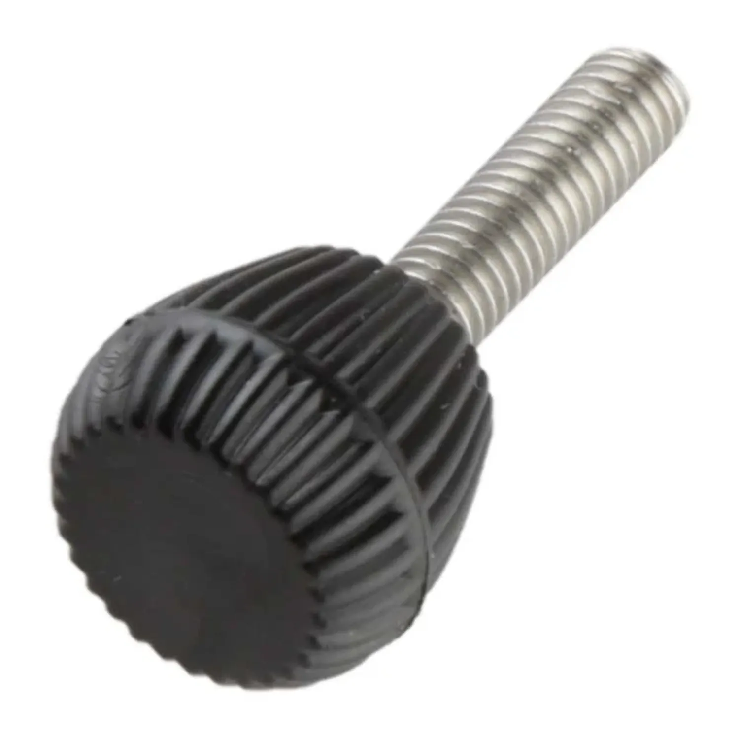 Cinela Replacement Knobs: the round black KNOB-5 with its screw.