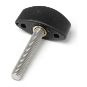 Cinela Replacement Knobs: the black KNOB-SW-BASE-M5 swivel base knob with its threaded screw.