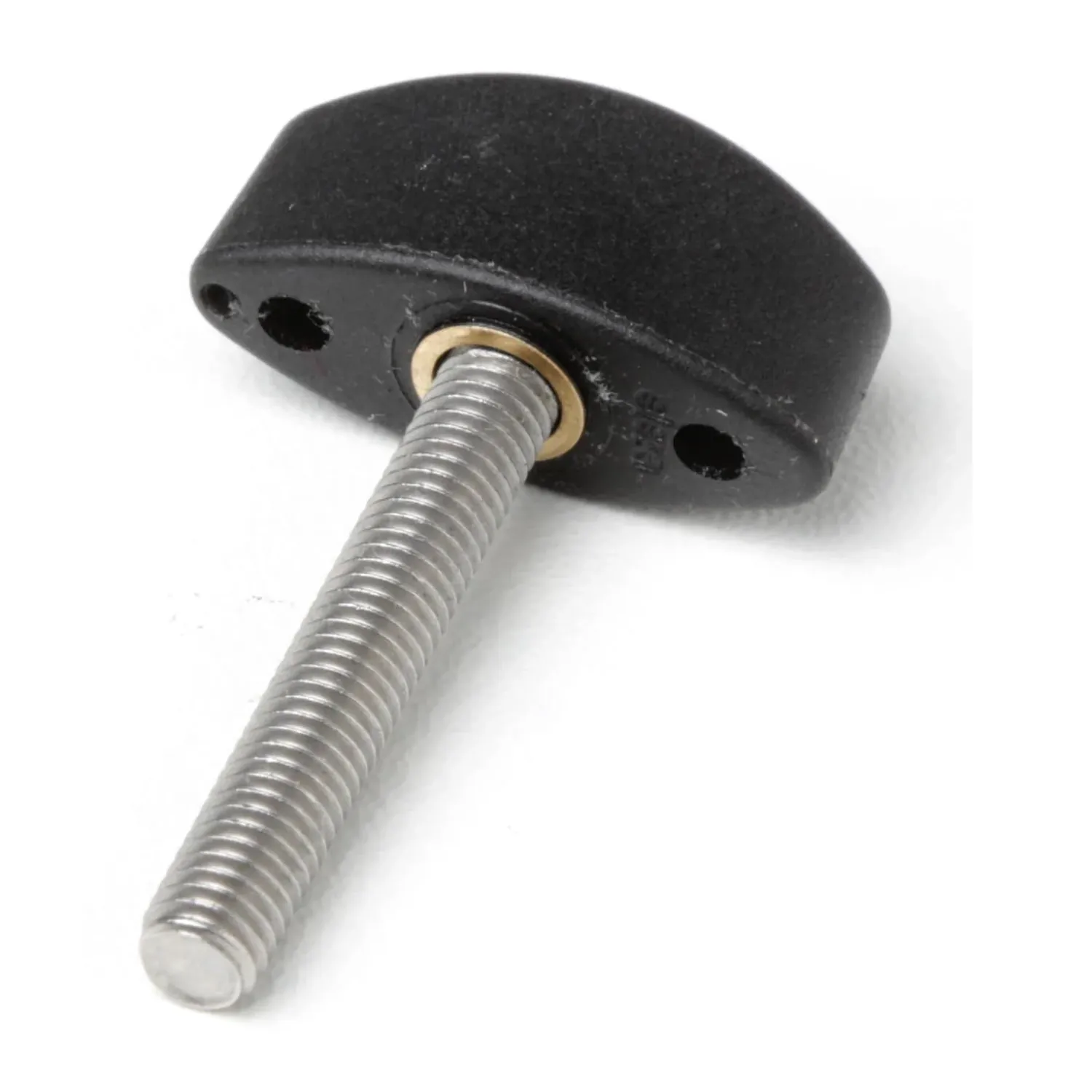 Cinela Replacement Knobs: the black KNOB-SW-BASE-M5 swivel base knob with its threaded screw.