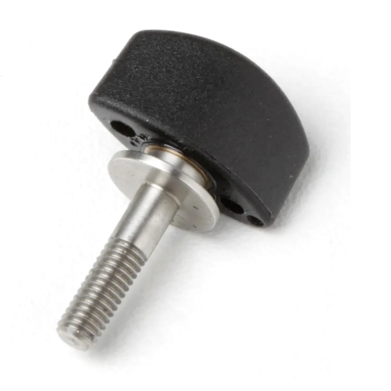 Cinela Replacement Knobs: the oblong black KNOB-SW-2 swivel base knob with its screw.