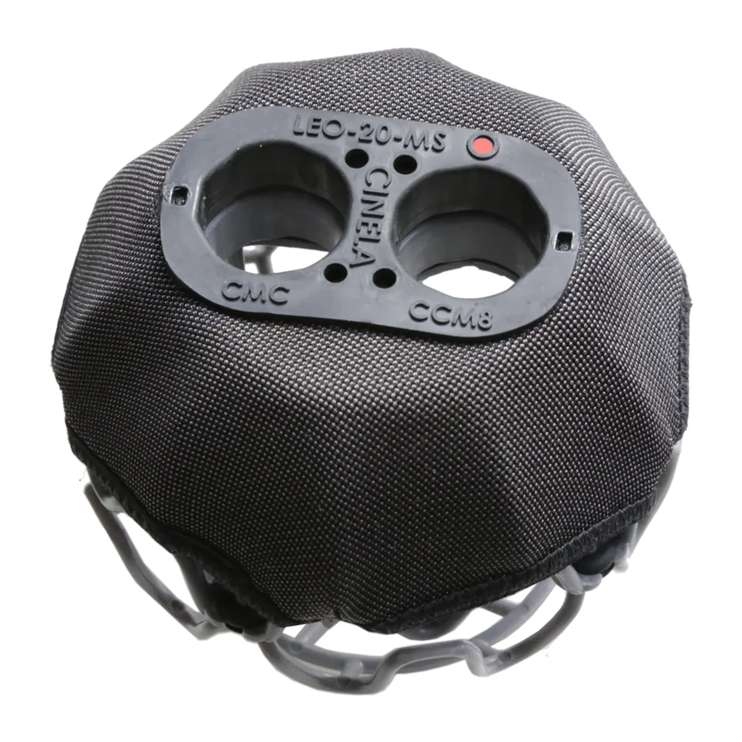 Cinela LEONARD Windscreen: LEO-20-MS ball with openings for a CMC and a CCM 8.