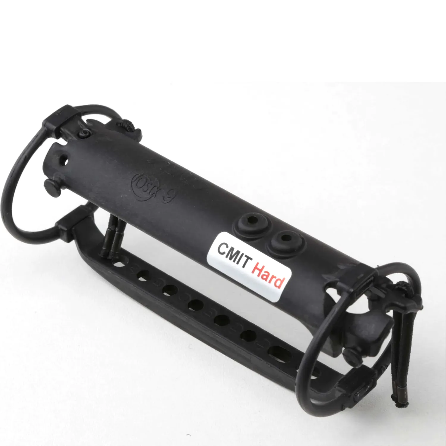 Cinela Suspension Modules: the Schoeps CMIT Hard module, a black cradle on elliptical isolators with its labels.