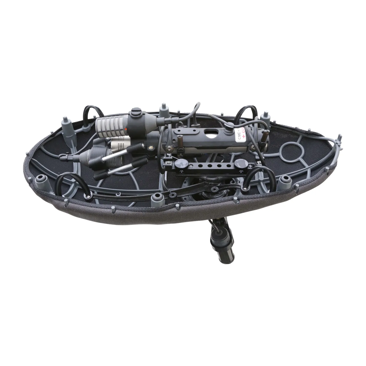 Cinela PIANISSIMO Double MS Windshield: Schoeps CMC 6 and two CCM in the suspension module, cage open.