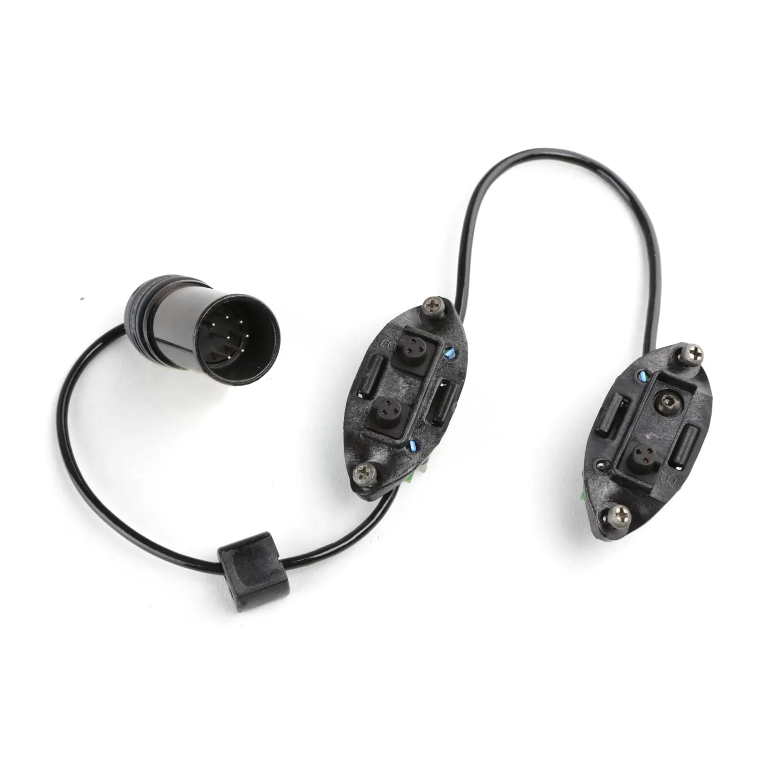 Cinela PIANISSIMO Cables: the double MS output cable with its 7-pin male XLR and two Binder blocks.