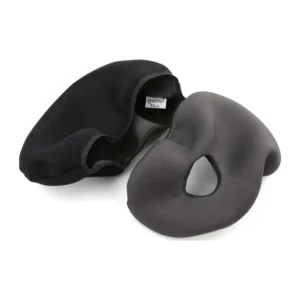 Cinela PIANISSIMO Spare Parts: the full fabric set, a black top cover beside a gray bottom cover.