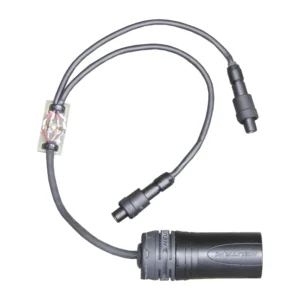 Cinela ZEPHYX MS Cables: the Z-CABLE-CCM-MS with two Lemo connectors, circuit board, and 5-pin male XLR.