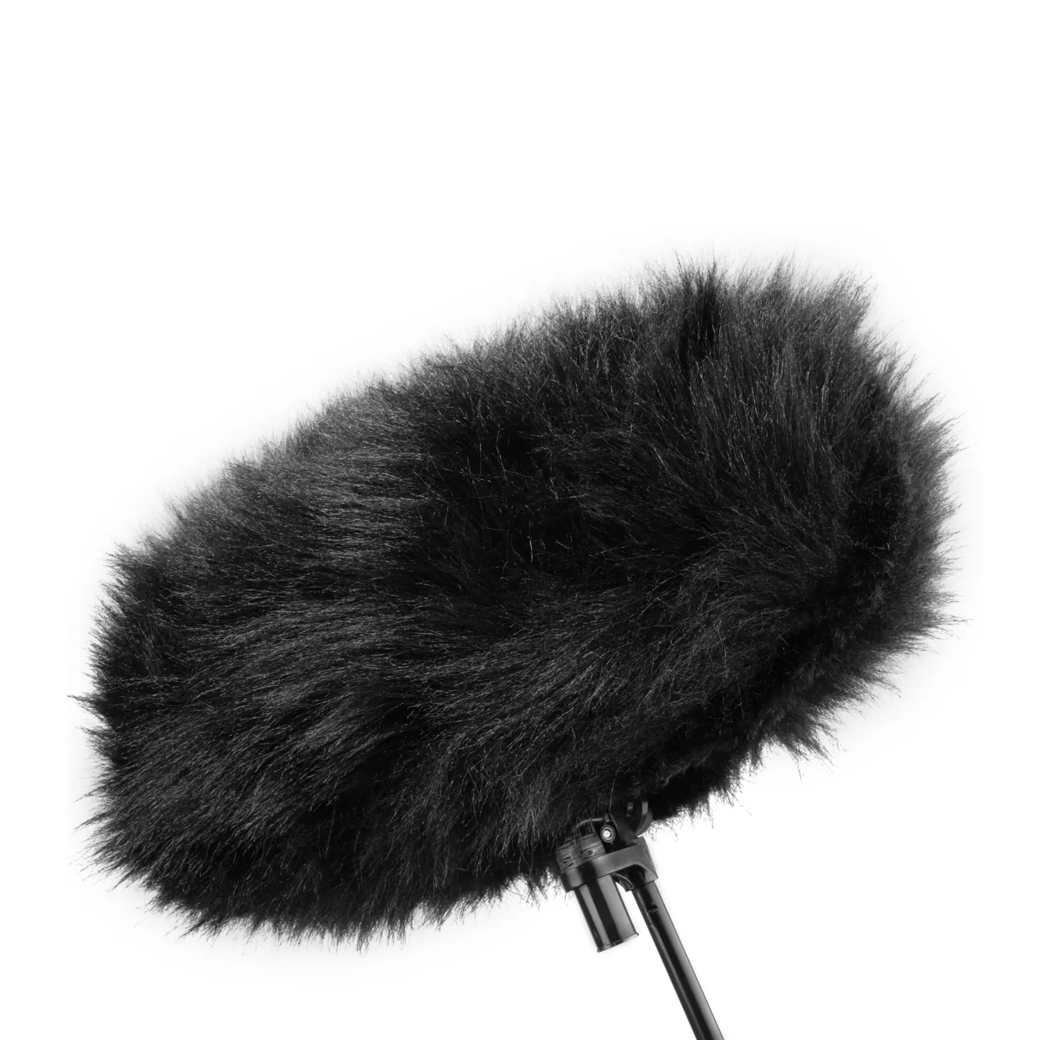 Cinela PIANISSIMO MS Windshield: long pile fur in black.