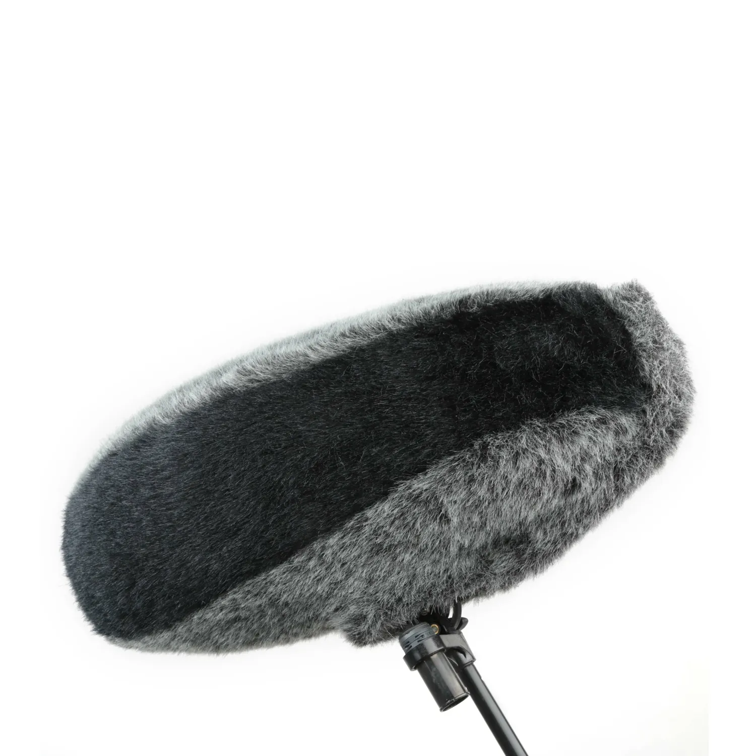 Cinela PIANISSIMO MS Windshield: short pile fur in black and gray.
