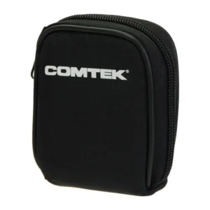 Comtek P-1 Zipper Belt-Clip Pouch for Transmitters and Receivers: The black pouch with its zipper top.