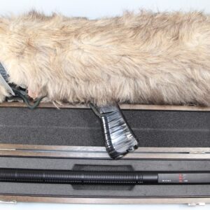 Sennheiser MKH 70 Kit W/Old Style Zeppelin, W/J, P/G Shckmnt, Wood Case, Cloth XLR Cable