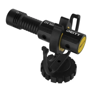 Deity V-Mic D4 Mini On-Camera Microphone, V-Mic D4 Mini in its offset shockmount.