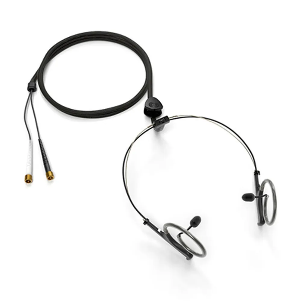 DPA 4560 CORE Binaural Headset Microphone: The headset from the front.