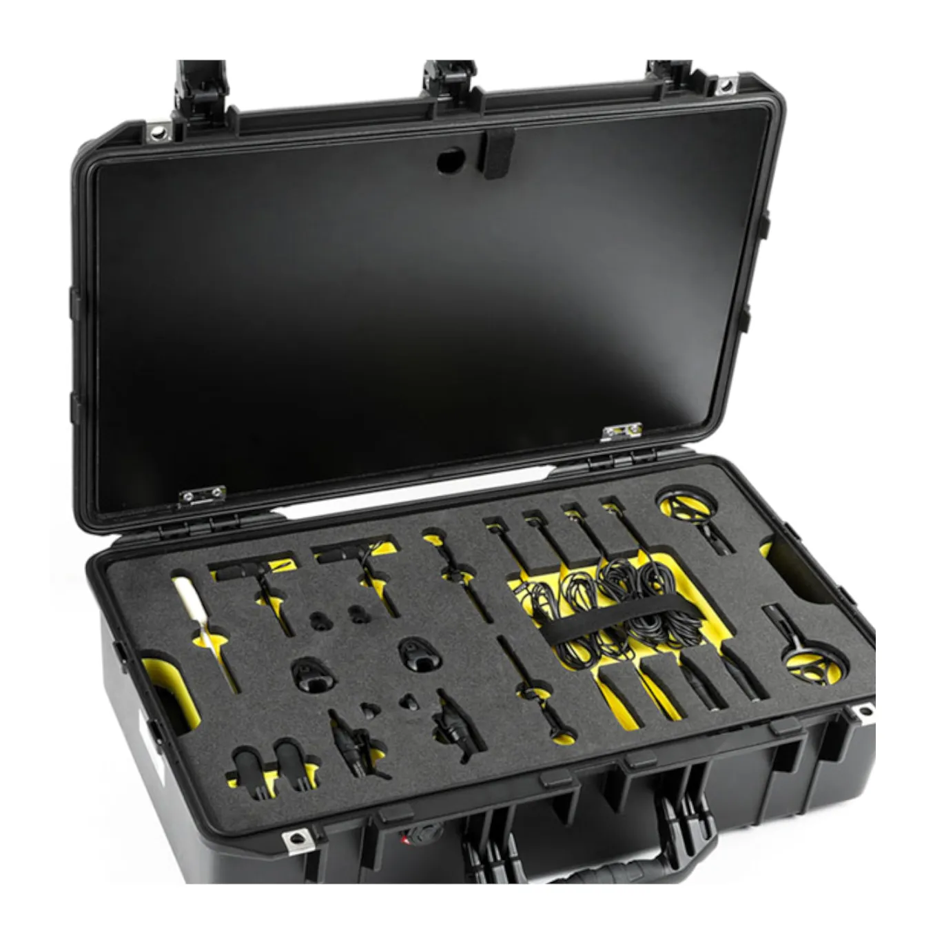 DPA DLS4000 Location Sound Microphone Kit: The open case from another angle.