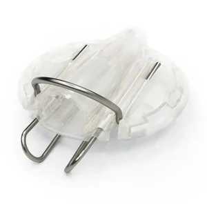DPA DMM0021 Concealer for Lavalier Microphones: The clear concealer with its metal space bracket.