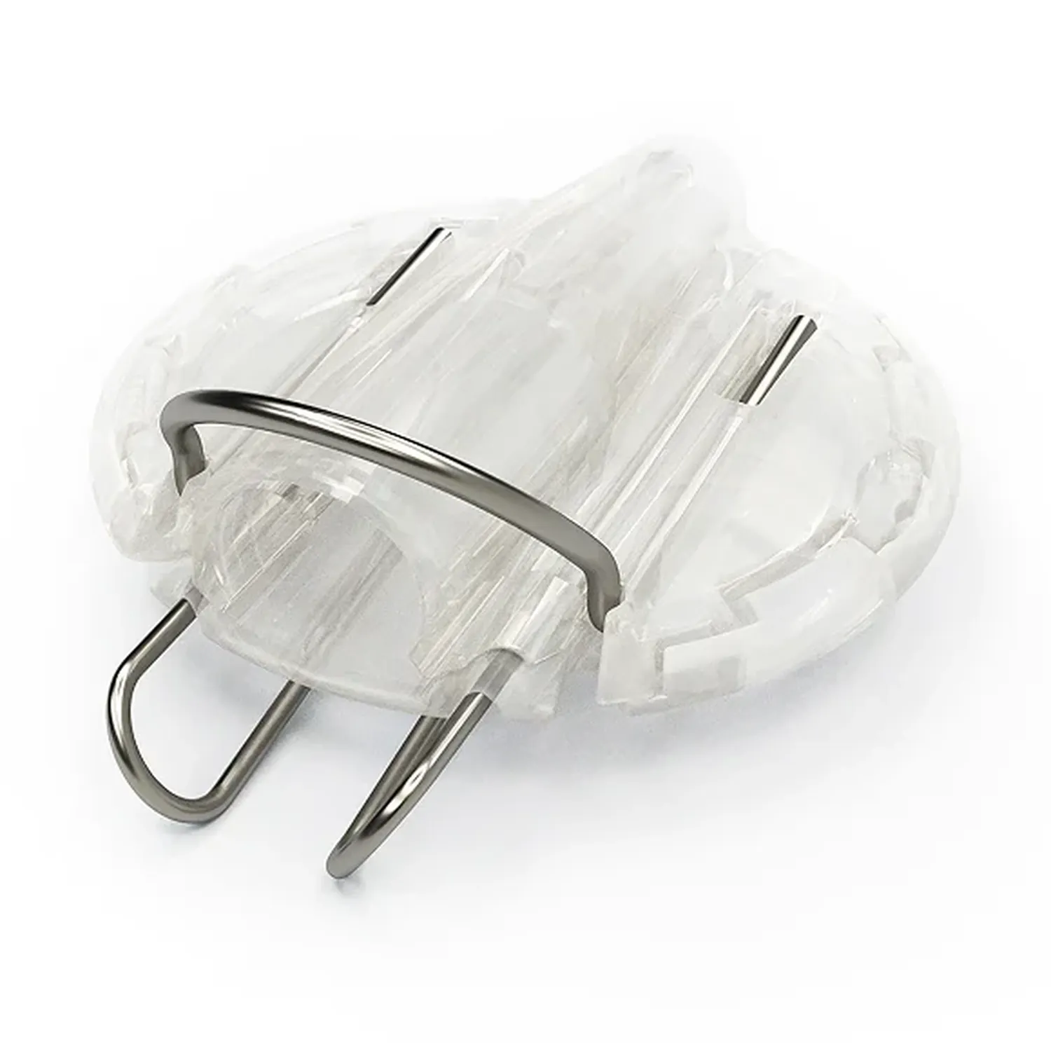 DPA DMM0021 Concealer for Lavalier Microphones: The clear concealer with its metal space bracket.