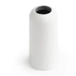 DPA DUA9302 Paintable Subminiature Caps (3-Pack): A single white cap close up.