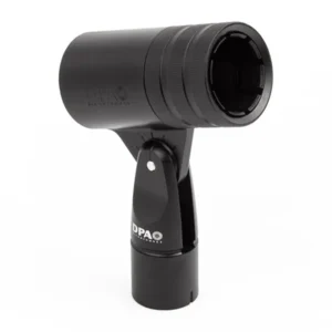 DPA UA0961 Microphone Holder for Pencil Microphones: The black holder with its open sleeve and stand thread.