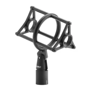 DPA UA0897 Shock Mount for Pencil Microphones: The black shock mount with its suspension and stand thread.